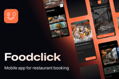 Foodclick: mobile app for reservations, pre-orders and cashless payments in restaurants